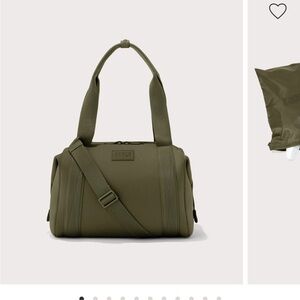 DARK MOSS MEDIUM DAGNE DOVER LANDON NEOPRENE CARRYALL BAG